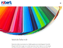 Tablet Screenshot of exact-colours.de